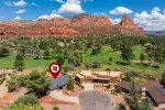 Located in the Village of Oak Creek, this Sedona rental is spacious and stylish